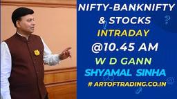 W D GANN-Youtube live-09July 2025- Intraday nifty/banknifty/stocks #artoftrading#shyamalsinha#fno